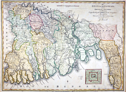 /data/Maps/India - Hindoostan/THE DELTA OF THE GANGES WITH THE ADJACENT ON THE EAST COMPREHENDING THE SOUTHERN INLAND NAVIGATION.jpg